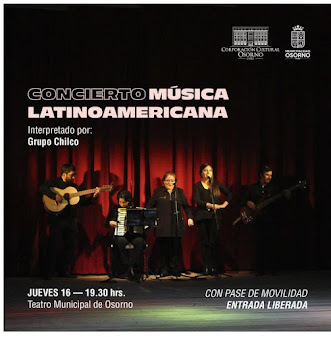 Concierto de música latinoamericana se realizará este jueves en Osorno