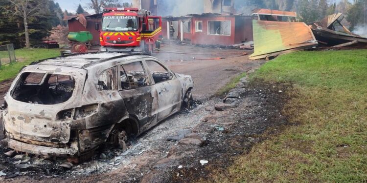 Atacan fundo de Juan Sutil en Galvarino: Queman casa, maquinaria y galpones