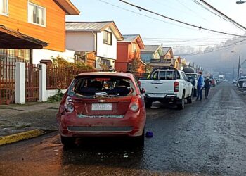 Triple colisión vehicular este jueves en Osorno dejó tres lesionados