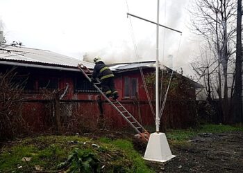 Incendio afectó vivienda de cuidador de fundación Paula Jaraquemada en Osorno