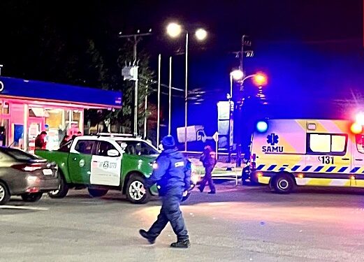 Carabinero frusta robo a servicentro en Puerto Montt: asaltante quedó herido de bala