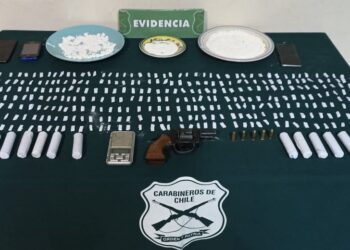 Seis personas son detenidas tras decomiso de droga y armas de fuego en Osorno
