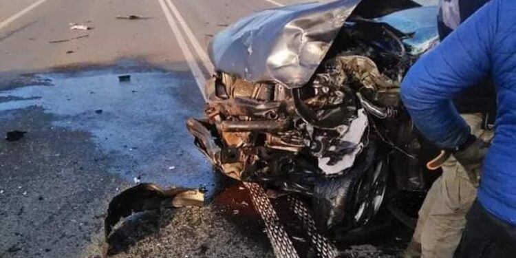 Choque múltiple dejó a cinco personas lesionadas en ruta a Ensenada