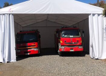 Destinan recursos en infraestructura para carros bombas de Compañía de Bomberos en Francke 