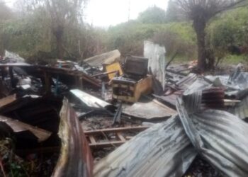Osorno: Joven mujer y su hijo quedan damnificados tras incendio en campamento