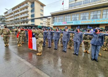 Osorno: Conmemoran Día de la Bandera con juramento de 169 soldados