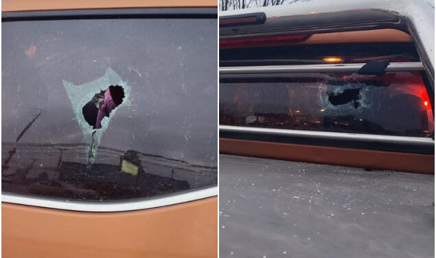 Camioneta recibió disparo en vidrio trasero en sector oriente de Osorno