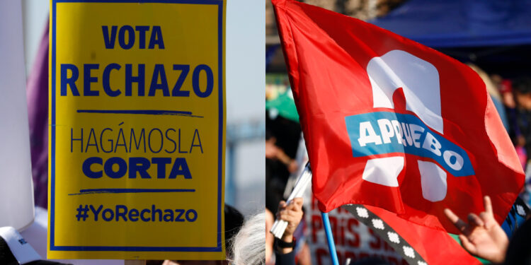 Encuesta Cadem: A menos de un mes del plebiscito, Rechazo supera al Apruebo en 10 puntos