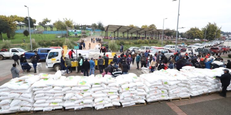 Gobierno comenzó entrega de 12.000 toneladas de abono para 70.000 agricultores