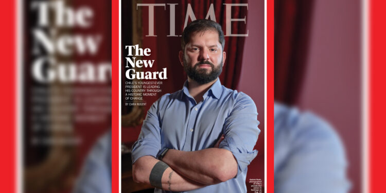 Presidente Boric es portada de la revista TIME: «Un nuevo tipo de líder de izquierda»