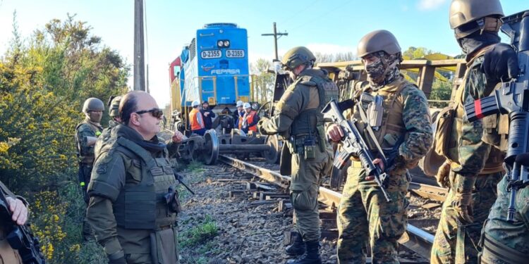 Tren de carga descarriló en Perquenco: Se presume sabotaje