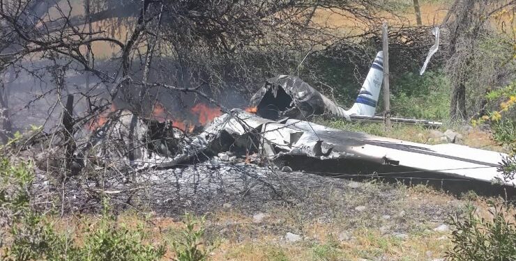 Avioneta capotó en las cercanías de aeródromo de Colina
