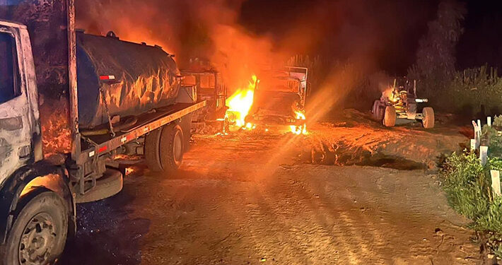 Reportan ataque incendiario en campamento Forestal Arauco en La Unión