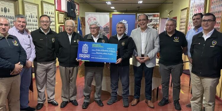Municipio de Osorno entregó 200 millones a Bomberos de Osorno