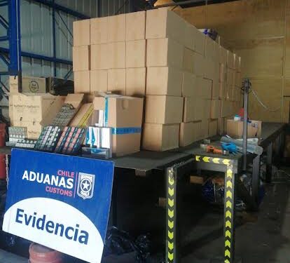 Aduana de Osorno incautó 58.600 cajetillas de cigarrillos falsificadas