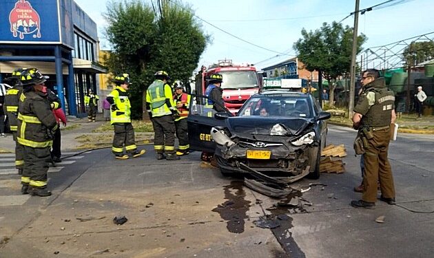 Dos lesionados dejó accidente de tránsito en Osorno