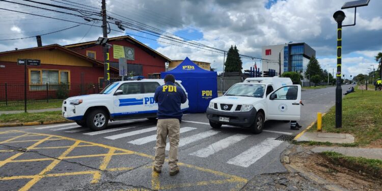 Osorno: Hombre muere en la vía pública tras recibir disparos