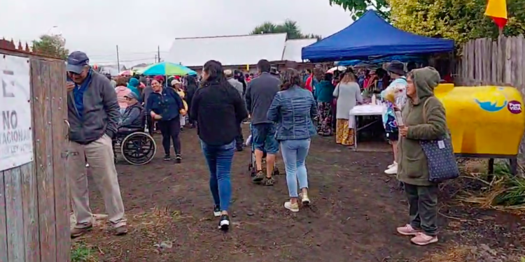 Familias participan de fiesta de San Sebastián en Purranque
