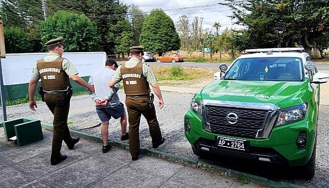 Detienen a sujeto por agredir con un elemento cortante a otra persona en Cancura&nbsp;