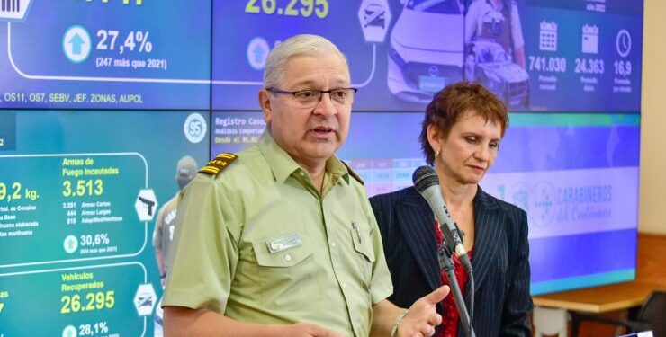 Balance anual de Carabineros: Homicidios aumentaron un 43% respecto a 2021