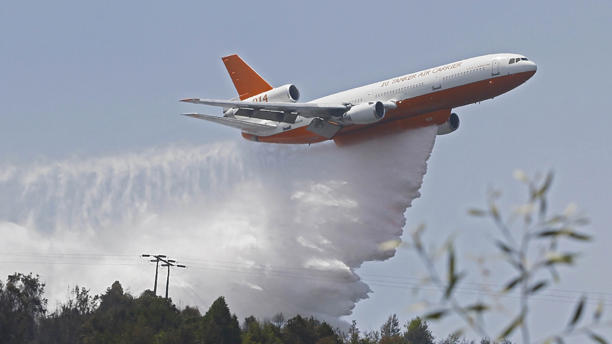 Avión “Ten Tanker” ya está en Chile para combatir incendios forestales