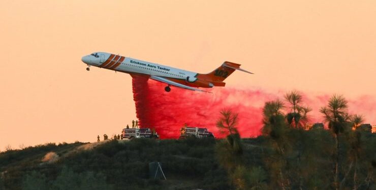 Aero Tanker aterrizó en Chile y se alista al combate de incendios&nbsp;