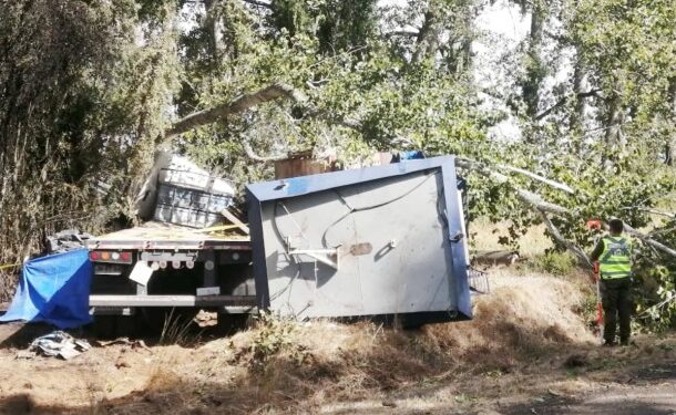Dos fallecidos deja choque en ruta que une Valdivia con Mariquina