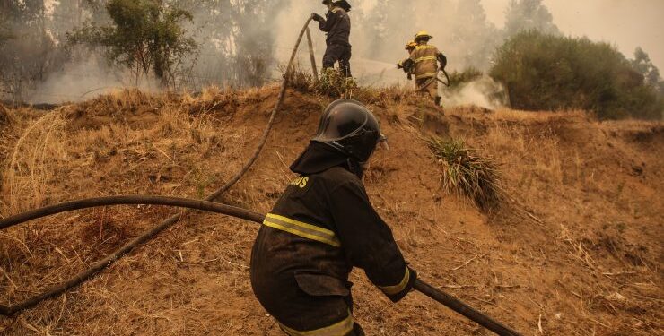 Corma denuncia ataque armado contra brigadistas en incendio en La Araucanía