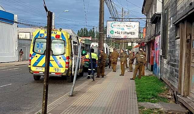 Sujeto se autoinfligió cortes en el rostro con un vidrio en Osorno