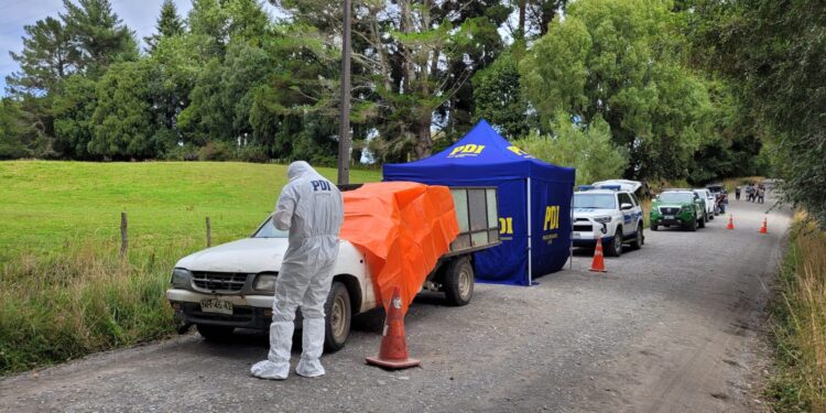 Encuentran cadáver con lesiones al interior de camioneta en Puerto Octay