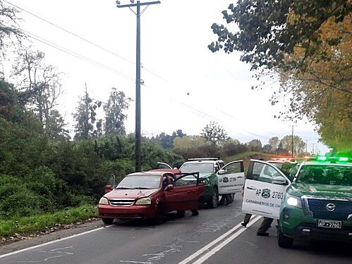 Detienen a tres sujetos por robo en cabañas en sector Cancura de Osorno