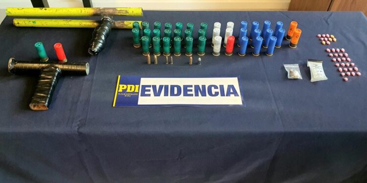 Detienen a banda criminal por delitos violentos con armas en Osorno