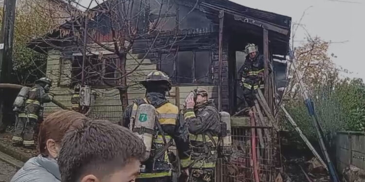 Incendio en sector Rahue Bajo dejó un fallecido 