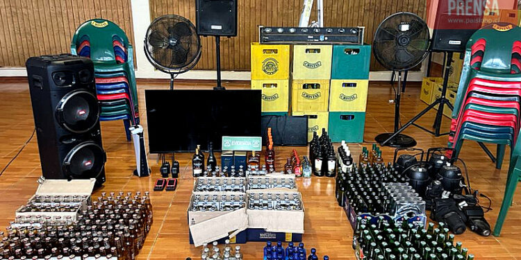 Osorno: Fiscalización por venta clandestina de alcohol terminó con tres detenidos