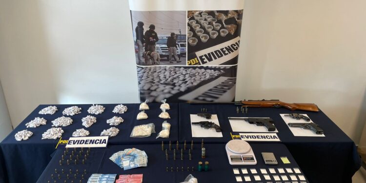 Desarticulan banda que vendía droga desde campamento en Osorno