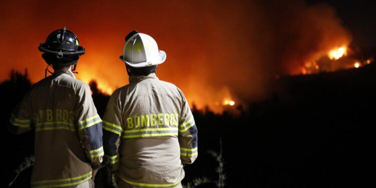 Senapred decretó alerta amarilla por simultaneidad de incendios forestales en el Maule