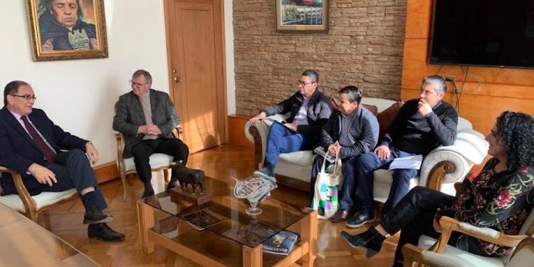 Santo Tomás Osorno se reunió con municipio para proyectos a favor de la comunidad