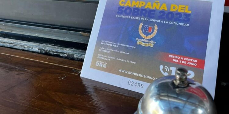 Campaña del Sobre Bomberos Osorno 2023: Segundo cómputo arrojó 106 millones
