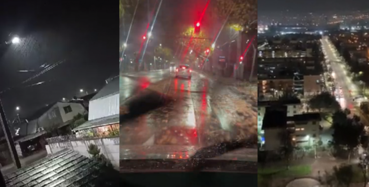 “Volvió la lluvia a la antigua”: Los registros de las intensas preciptaciones de este jueves