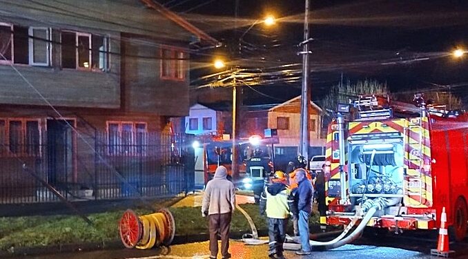 Fuego afectó vivienda en Osorno: no hubo lesionados 