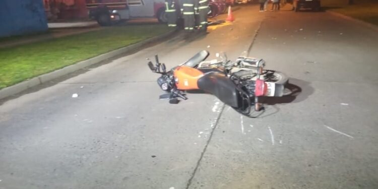 Motorista quedó lesionado tras impactar vehículo en Osorno