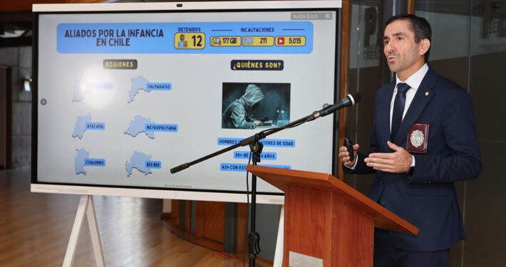 Operación internacional logra detención de 48 sujetos por almacenar material pornográfico infantil: 12 son chilenos