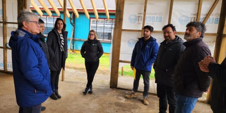Obras paralizadas de Purranque y Río Negro son visitadas por el Consejo Regional de Los Lagos