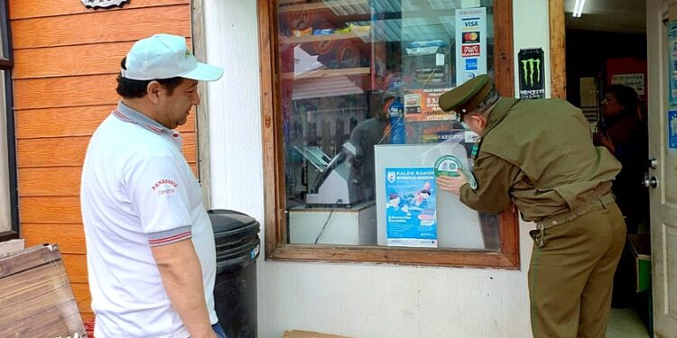 Carabineros en Osorno lideran campaña para combatir robo en locales comerciales 