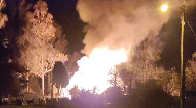 Ruta 215: Incendio dejó una adulta mayor fallecida en sector rural Junquillar