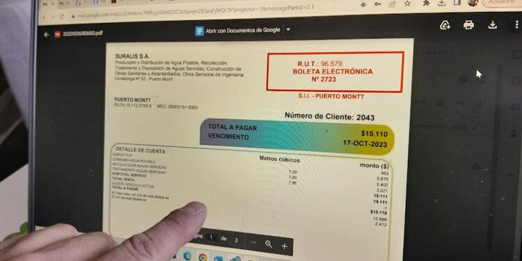 Suralis invita a suscribirse a boleta electrónica para minimizar uso de papel 