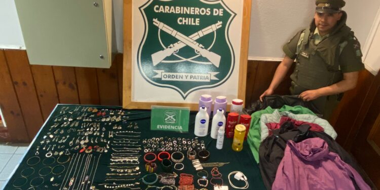 Carabineros detiene a cuatro sujetos por robo a vivienda en Purranque