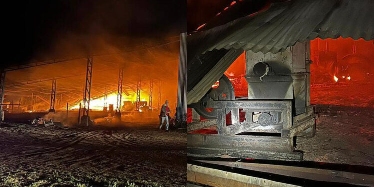 Ataque incendiario destruyó casa del cuidador de un predio en Los Sauces