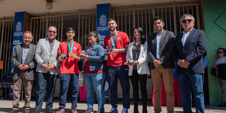 Osorno recibió a medallistas locales que participaron en panamericanos
