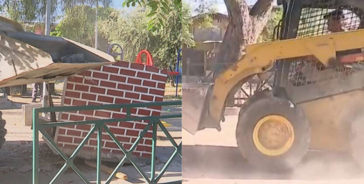 Demuelen nuevo narcomausoleo en Lo Espejo: Es el décimo cuarto a nivel nacional